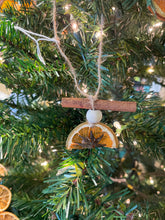 Load image into Gallery viewer, Orange Slice Ornaments made by Quartz and Company