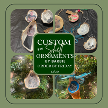 Load image into Gallery viewer, Custom Oyster Shell Ornament Pre-Order