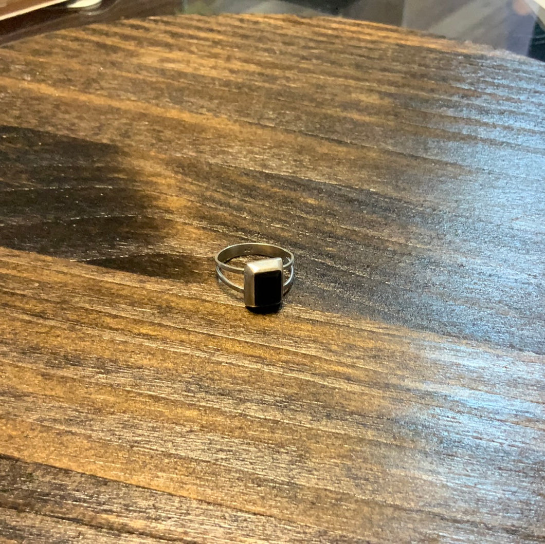 Onyx ring Size 7.75