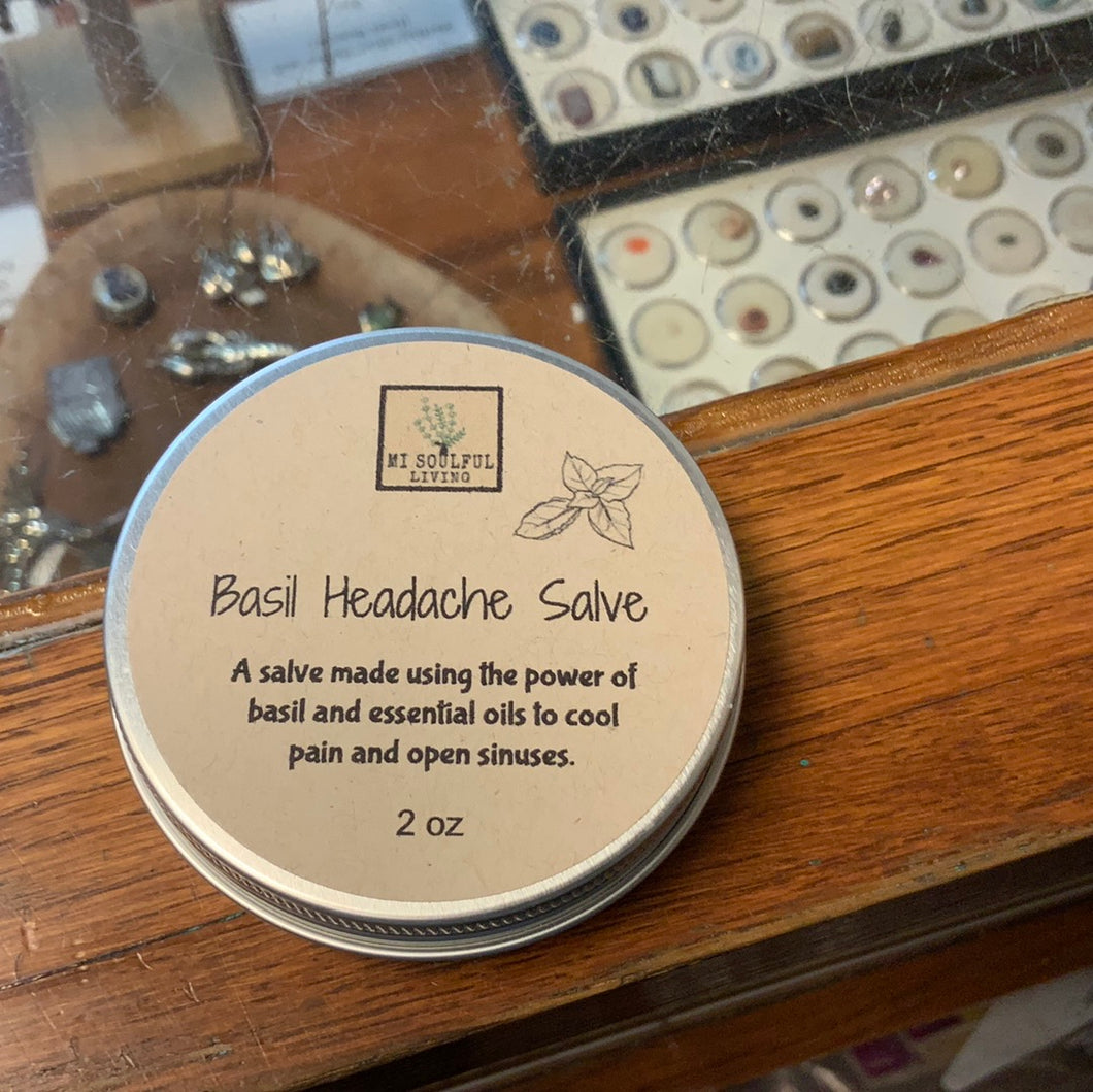 Basil Headache Salve