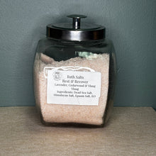 Load image into Gallery viewer, Bath Salt Blends | Grounding | Rest &amp; Recover | Love Thyself
