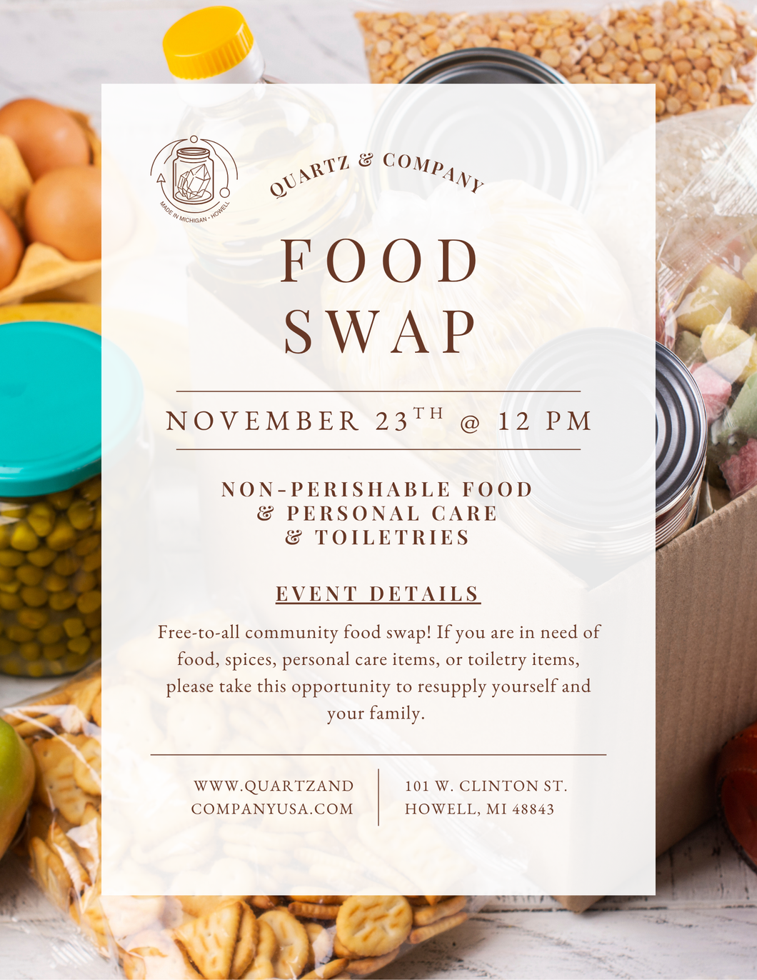 Food Swap Distribution Event