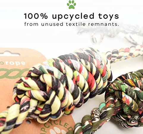 ReRope Upcycled Knotted Dog Toys