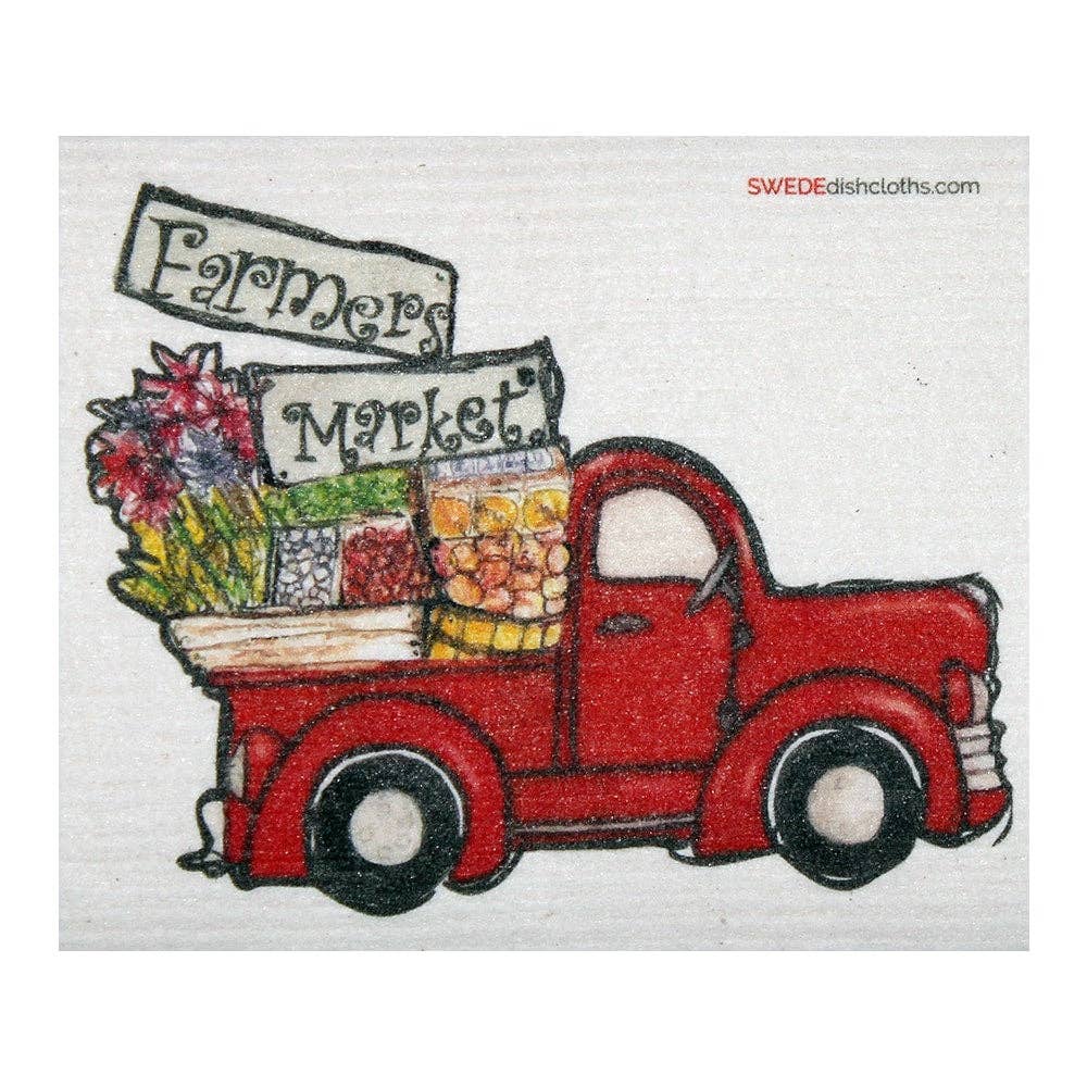 Swedish Dishcloth Farmers Market Truck Spongecloth